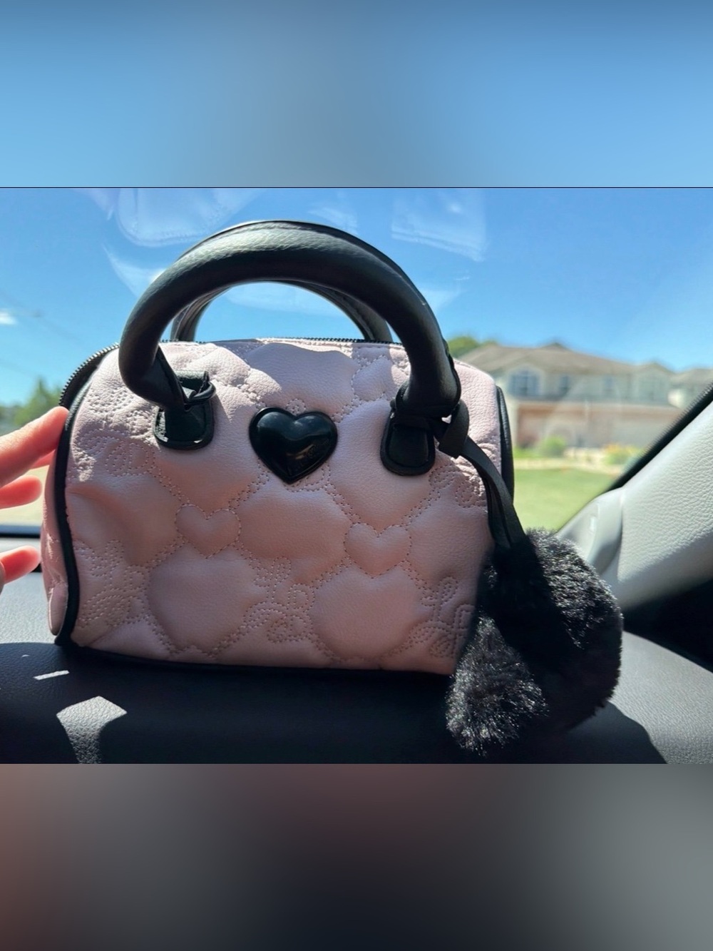 Betsey Johnson Mini Barrel Bag